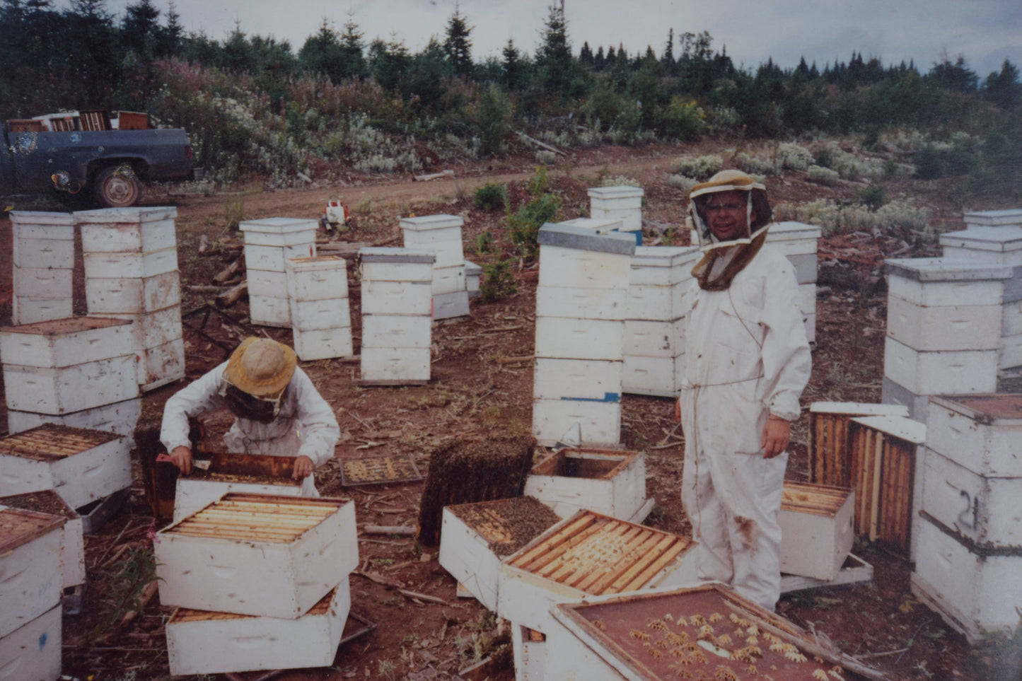 John Forest apiculteur et fondateur Rucher des Framboisiers en Gaspésie